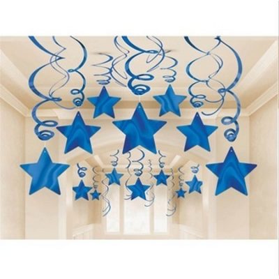 Star Mega Value Pack Swirl Decorations Blue AM674474.01