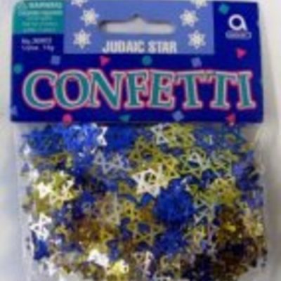 Judaic Star Confetti AM36903