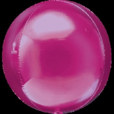 Pink Orbz Ultrashape (38cm x 40cm) Foil Balloon ANA28206