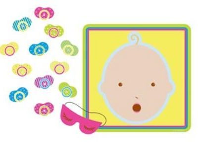 Pin The Pacifier Baby Shower Game BE66675