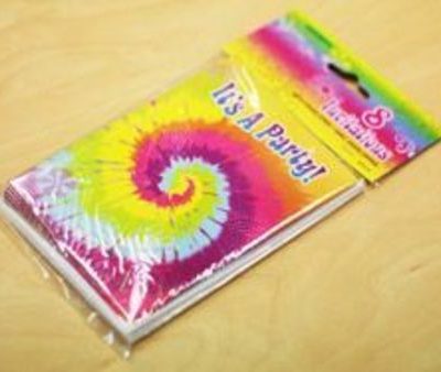 Tye-Dye Swirl Invitations M27414