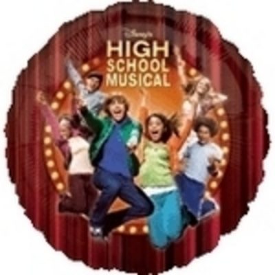 High School Musical 9 inch (22cm) Foil Balloon ANA15113 - F - Uninflated, Heat Sealer Required