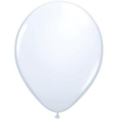 White Standard 5 inch (12cm) Latex Balloons D20000437