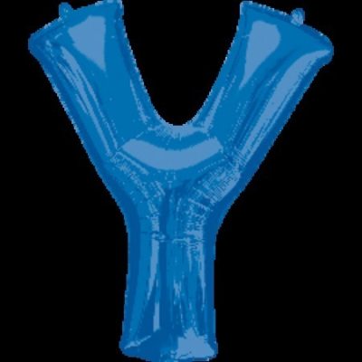 Blue Letter Y Megaloon Foil Balloon ANA35449