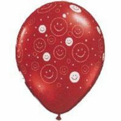 Smile Face Around Jewel Assorted Latex Balloons Q73321