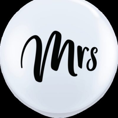 Mrs 3' (90 cm) Latex Balloons Q57438