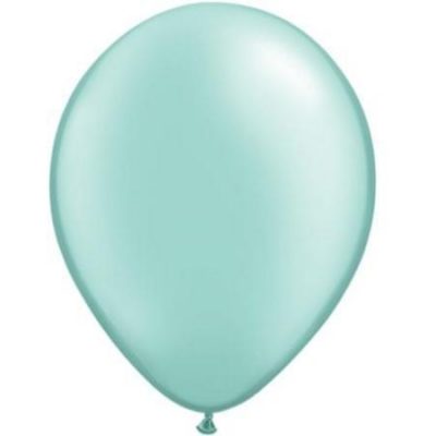 Mint Green Pastel Pearl 11 inch (28cm) Latex Balloons Q43781