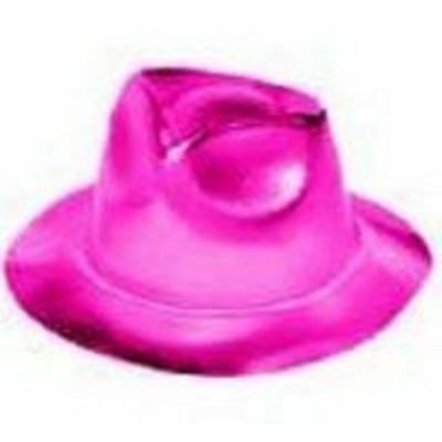 Gangster Hat Metallic Hot Pink M95004