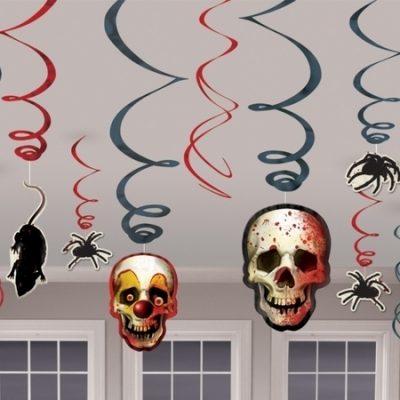 Creepy Carnival Hanging Swirl Decoration AM670192