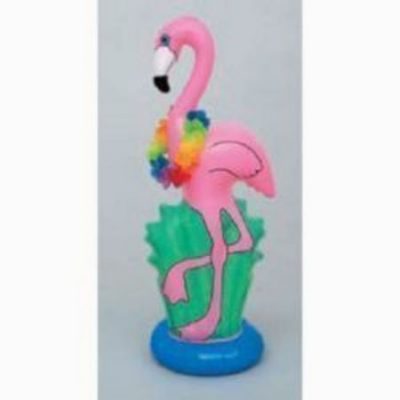 Inflatable Flamingo with Lei  M19411