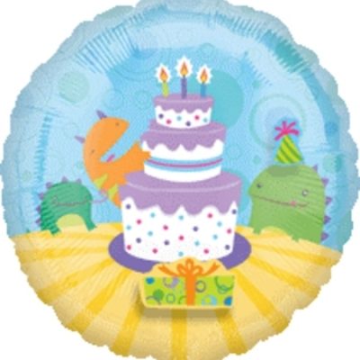 Birthday Cakes & Gifts Make-A-Scene Foil Balloon ANA17565