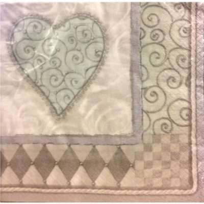 Platinum Wedding Luncheon Napkins AM515324