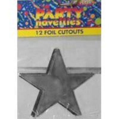 Foil Star Cutouts Silver MFFC-SIST