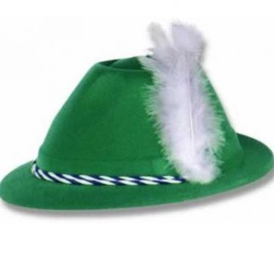 Green Velour Tyrolean Hat BE66898