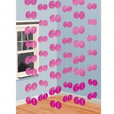 Pink Party String Decorations 60 AM992254