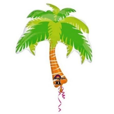 Summer Scene Palm Tree SuperShape Foil Balloon ANA28950