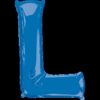 Blue Letter L Megaloon Foil Balloon ANA35423