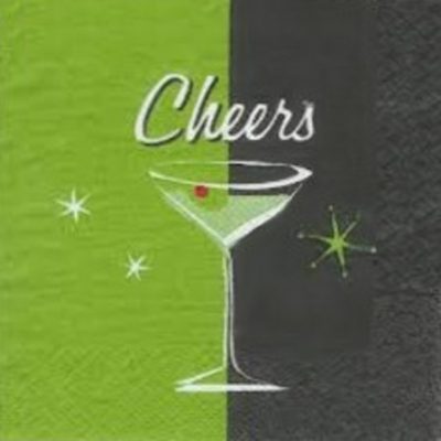 Martini Cheers Beverage Napkins AM508130