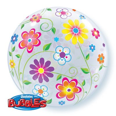 Spring Floral Patterns Single Bubble Balloon Q18690