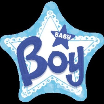 Celebrate Baby Boy Supershape Foil Balloon ANA30922