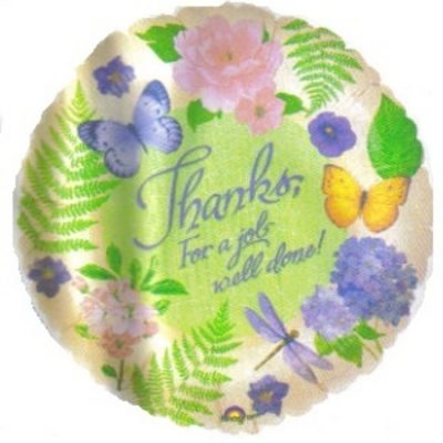 Thanks For a Job Well Done Foil Balloon ANA07644