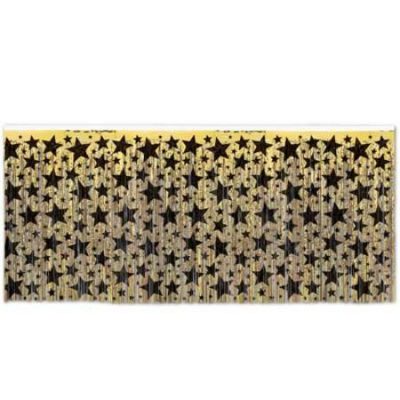 Metallic Table Skirting BE80341-BKGD