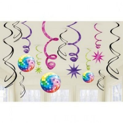 Disco Fever Value Pack Hanging Swirls AM670145