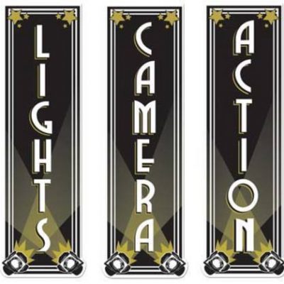 Lights, Camera, Action Cutouts BE54328