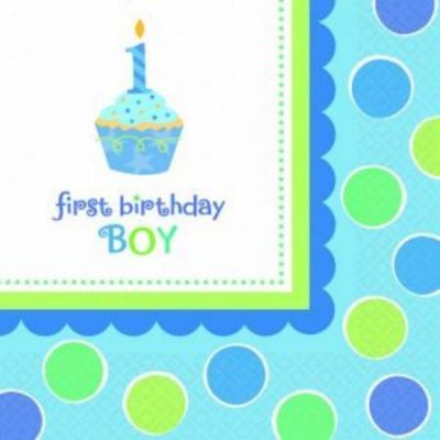 Sweet Little Cupcake Boy ECO Luncheon Napkin AM719568