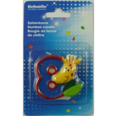 Safari Number 8 Candle AM551798