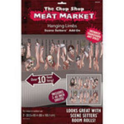 Meat Market Hanging Limbs Scene Setter Add On AM673401