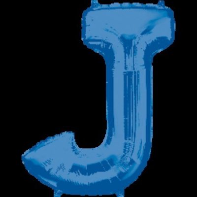 Blue Letter J Megaloon Foil Balloon ANA35419