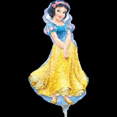 Princess Snow White Minishape Foil Balloon ANA28477 - F - Uninflated, Heat Sealer Required