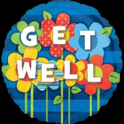 Get Well Garden Foil Balloon ANA26750