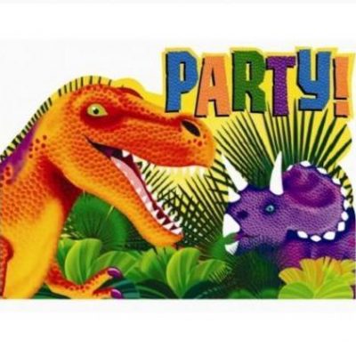 Prehistoric Party Postcard Invitations AM499766