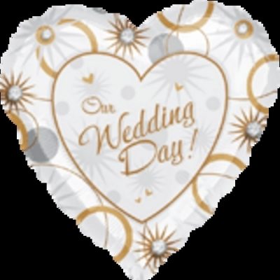 Our Wedding Day Foil Balloon ANA16031