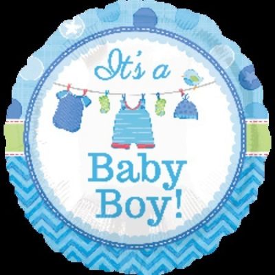 Shower With Love Boy Foil Balloon ANA30910