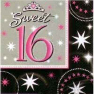Sweet 16 Sparkle Luncheon Napkins AM519874