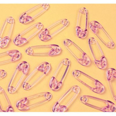 Baby Pins Pink Plastic M13654