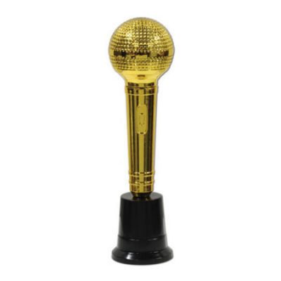 Microphone Gold Trophy Award BE57380