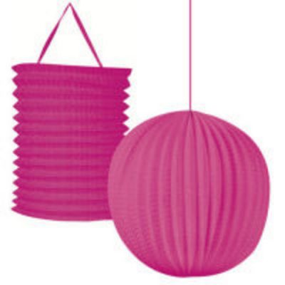 Decorative Paper Lanterns Magenta AM246000.16