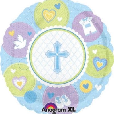 Sweet Christening Boy Foil Balloon ANA119859