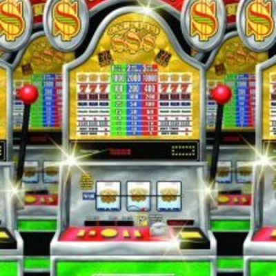 Slot Machine Scene Setters Room Roll AM673017