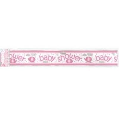 Umbrellaphants Pink Foil Banner M41668
