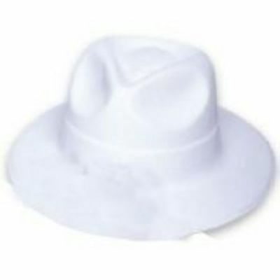 Gangster Hat White Felt Look M95017