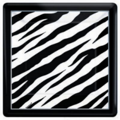 Zebra Square ECO Plates 7 inch (17.8cm) AM743632