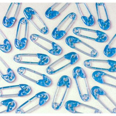 Baby Pins Blue Plastic M13655
