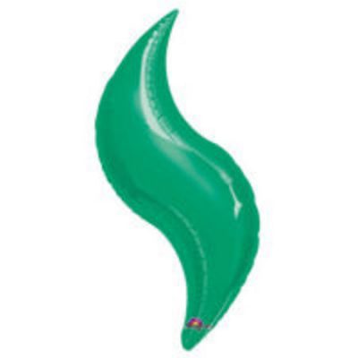Green Curve 42 inch (107cm) Foil Balloon ANA1669899