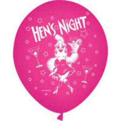 Drinking Hen Magenta Pearl Latex Balloon QHNPM