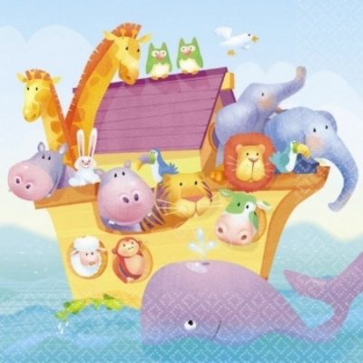 Two by Two Luncheon Napkin AM519994